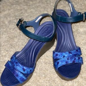 Crocs Wedges Blue